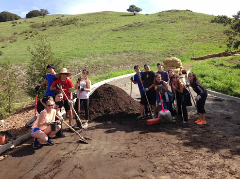 ABOVE: CSF members volunteering at the Oakland Zoo on March 8, 2014.