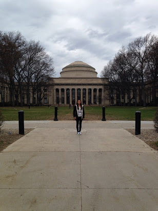 ABOVE: Jennifer Lee visiting MIT.