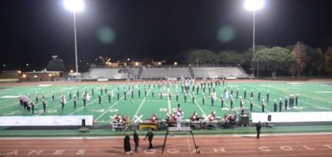 The Irish Guard’s beginning form. Screenshot taken from Liz Falkner Crocker’s video of the performance. 