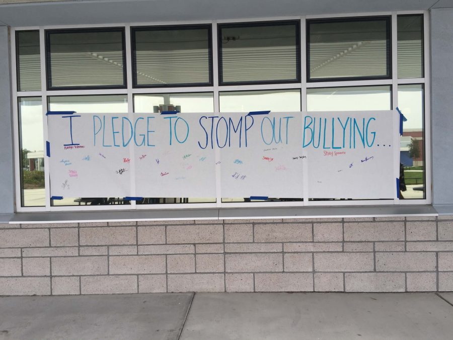 On Monday, October 3, DHS Students signed a petition to end bullying. 