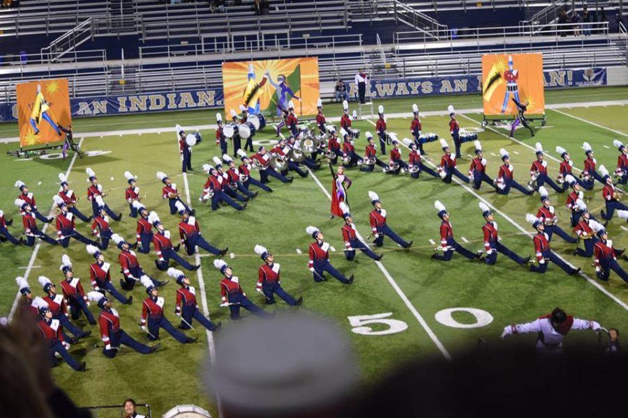 Complete with an amazing visual by marching instructors Ms. Lauren Brown and Mr. Nico Peruzzi, the Irish Guard formed a star in their final form, with their villain-turned-heroine Audrey Reiss in the center. 
