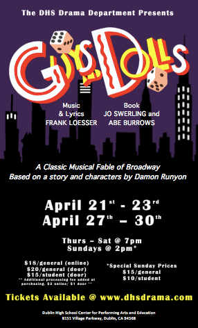 “Guys and Dolls” Opens on April 21 At DHS Performing Arts Center