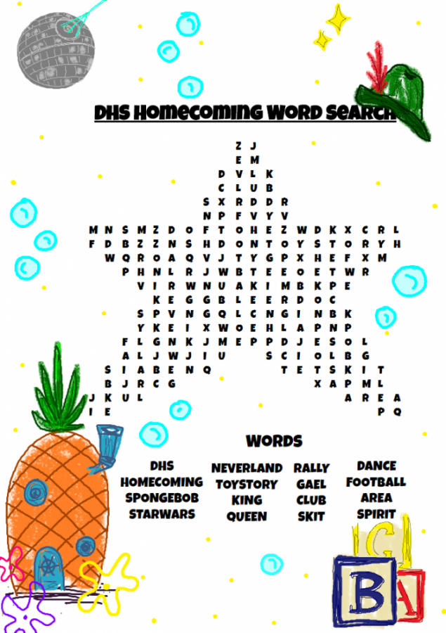 Homecoming Word Search