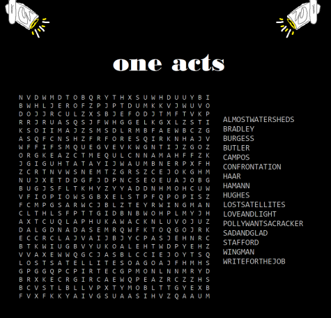 One Acts Word Search