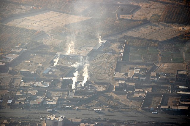 Kabul City Factory Smoke