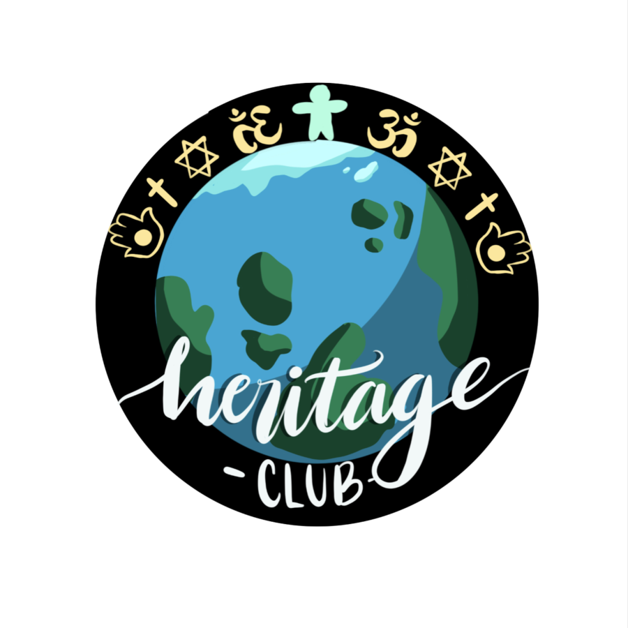 DHS Heritage Club club logo, designed by club President Srividhya Chandramouleeswaran