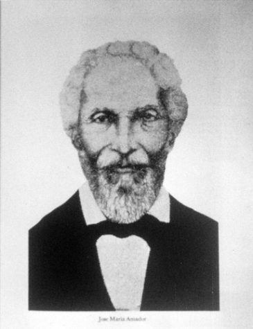 A drawing of Jose Maria Amador, when he was in his old age. (Source: Online Archive of California, and City of Dublin Heritage Center) 